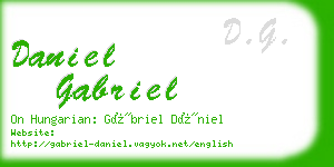 daniel gabriel business card